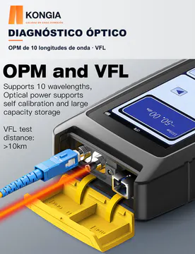 DIAGNÓSTICO ÓPTICO — KG-FT-OTDR-C80M