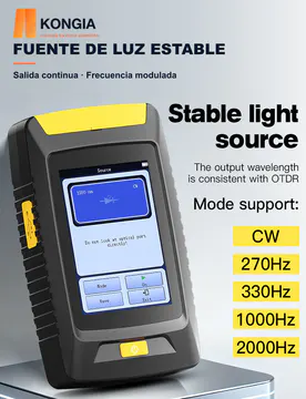 FUENTE DE LUZ ESTABLE — KG-FT-OTDR-C80M