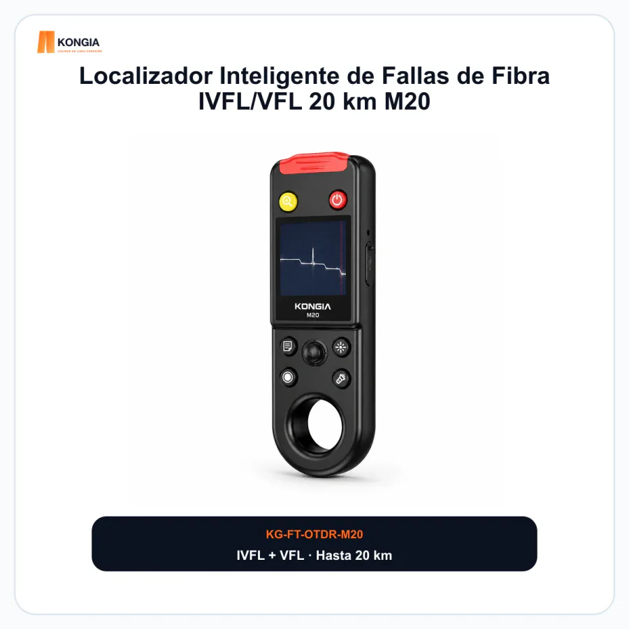 Localizador Inteligente de Fallas de Fibra IVFL/VFL 20 km M20