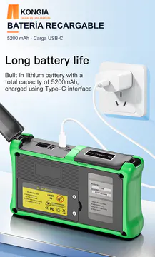 BATERÍA RECARGABLE — KG-FT-OTDR-P5200