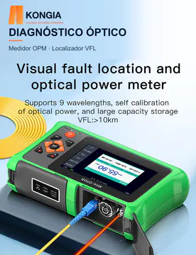 DIAGNÓSTICO ÓPTICO — KG-FT-OTDR-P5200