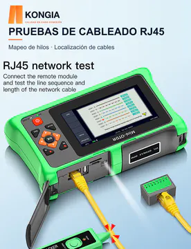 PRUEBAS DE CABLEADO RJ45 — KG-FT-OTDR-P5200