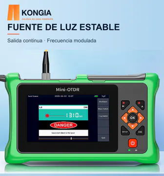 FUENTE DE LUZ ESTABLE — KG-FT-OTDR-P5200