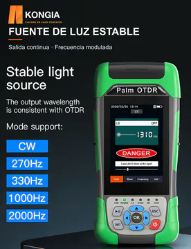 FUENTE DE LUZ ESTABLE — KG-FT-OTDR-P80