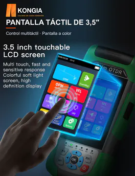 PANTALLA TÁCTIL DE 3,5″ — KG-FT-OTDR-P80
