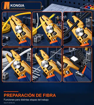 KONGIA KG-FT-STR-F9 · PREPARACIÓN DE FIBRA