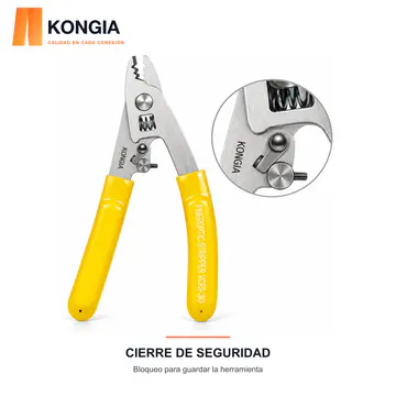 KONGIA HUA100 PRO · CIERRE DE SEGURIDAD