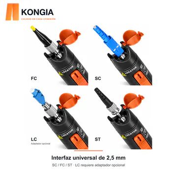 KONGIA VFL-10MW · Interfaz universal de 2,5 mm