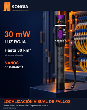 KONGIA VFL-30MW · LOCALIZACIÓN VISUAL DE FALLOS
