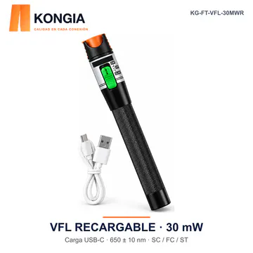 KONGIA · KG-FT-VFL-30MWR · VFL RECARGABLE · 30 mW