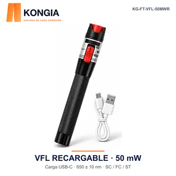 KONGIA · KG-FT-VFL-50MWR · VFL RECARGABLE · 50 mW