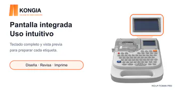Portable QWERTY Label Printer for 6-18 mm Tapes