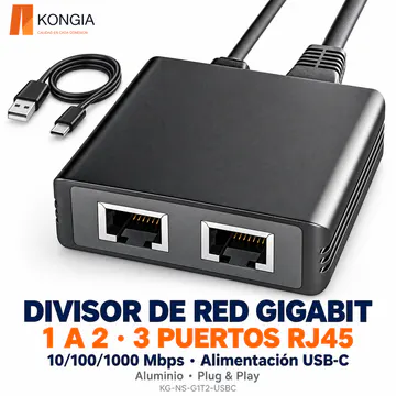 KG-NS-G1T2-USBC – Divisor de red Gigabit