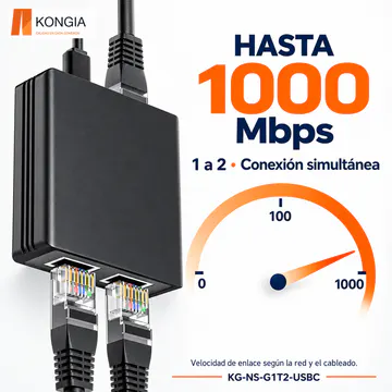 KG-NS-G1T2-USBC — Rendimiento Gigabit