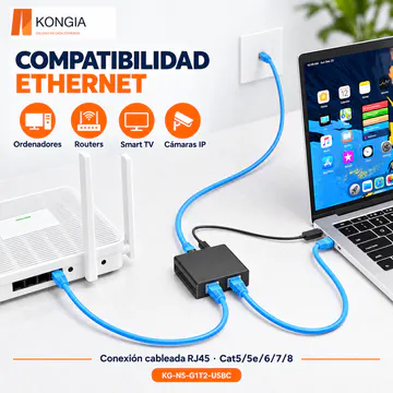 KG-NS-G1T2-USBC — Compatibilidad Ethernet