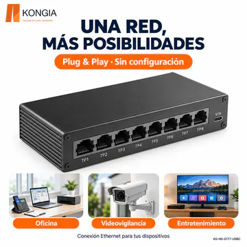 KG-NS-G1T7-USBC — Oficina, hogar y vigilancia