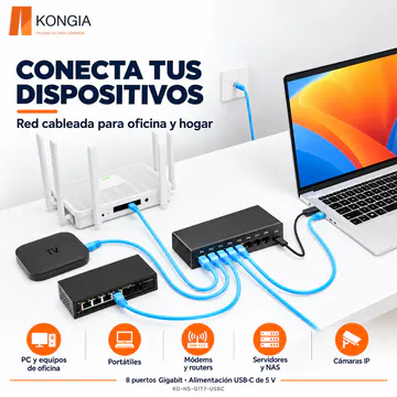 KG-NS-G1T7-USBC — Compatibilidad Ethernet