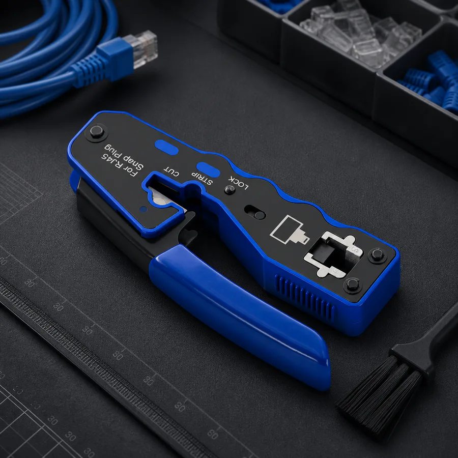 Escenarios de uso - Pinza ponchadora para conectores RJ45 Pass-Through