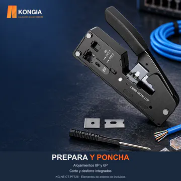 PREPARA Y PONCHA — Alojamientos 8P y 6P. Corte y desforre integrados