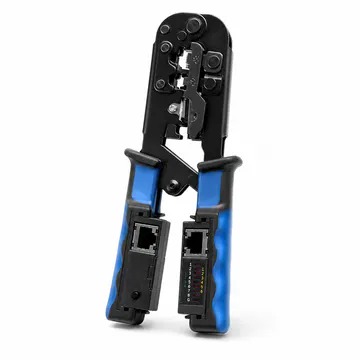 Pinza ponchadora con probador de cable integrado KG-NT-CT-TEST1000 PRO — vista alternativa de estudio