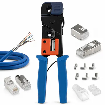 Herramienta especializada para terminación de plugs modulares KG-NT-FT-TOOL100 — compatibilidad para cableado estructurado
