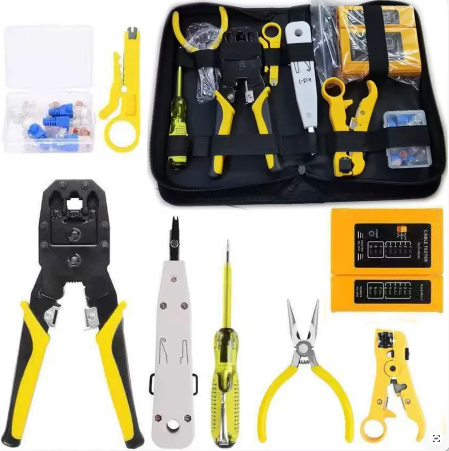 Kit premium de herramientas para instalación de redes