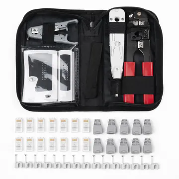 Kit básico de herramientas para redes KG-NT-KIT-ECO100 — funciones y componentes compatibles
