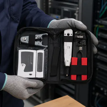 Kit básico de herramientas para redes KG-NT-KIT-ECO100 — ergonomía y control durante el uso