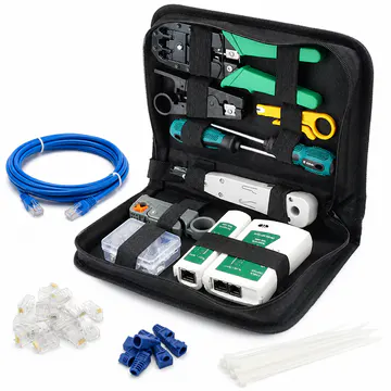 Kit profesional de herramientas para redes KG-NT-KIT-PRO100 — compatibilidad para cableado estructurado