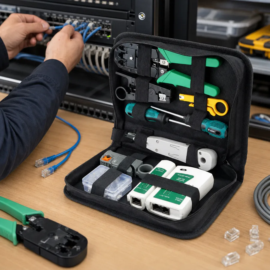 Escenarios de uso - Kit profesional de herramientas para redes