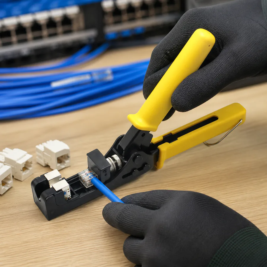Escenarios de uso - Herramienta de terminación para jacks Keystone de 180°