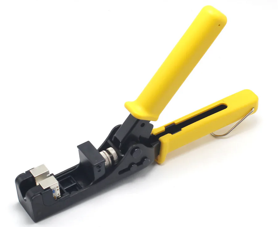 Herramienta de terminación para jacks Keystone de 180°