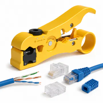 Pelacables automático KG-NT-ST-AUTO100 — compatibilidad para cableado estructurado