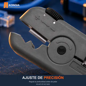 AJUSTE DE PRECISIÓN — Regula la profundidad antes de pelar