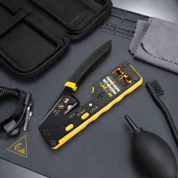 Herramienta profesional para preparación de cable de red KG-NT-ST-PRO100 — mantenimiento preventivo y almacenamiento