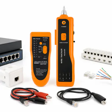 Probador y localizador de cables de red KG-NT-WT-100 — compatibilidad para cableado estructurado