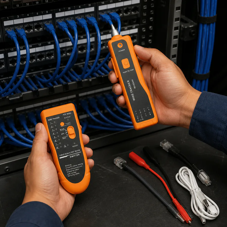 Escenarios de uso - Probador y localizador de cables de red