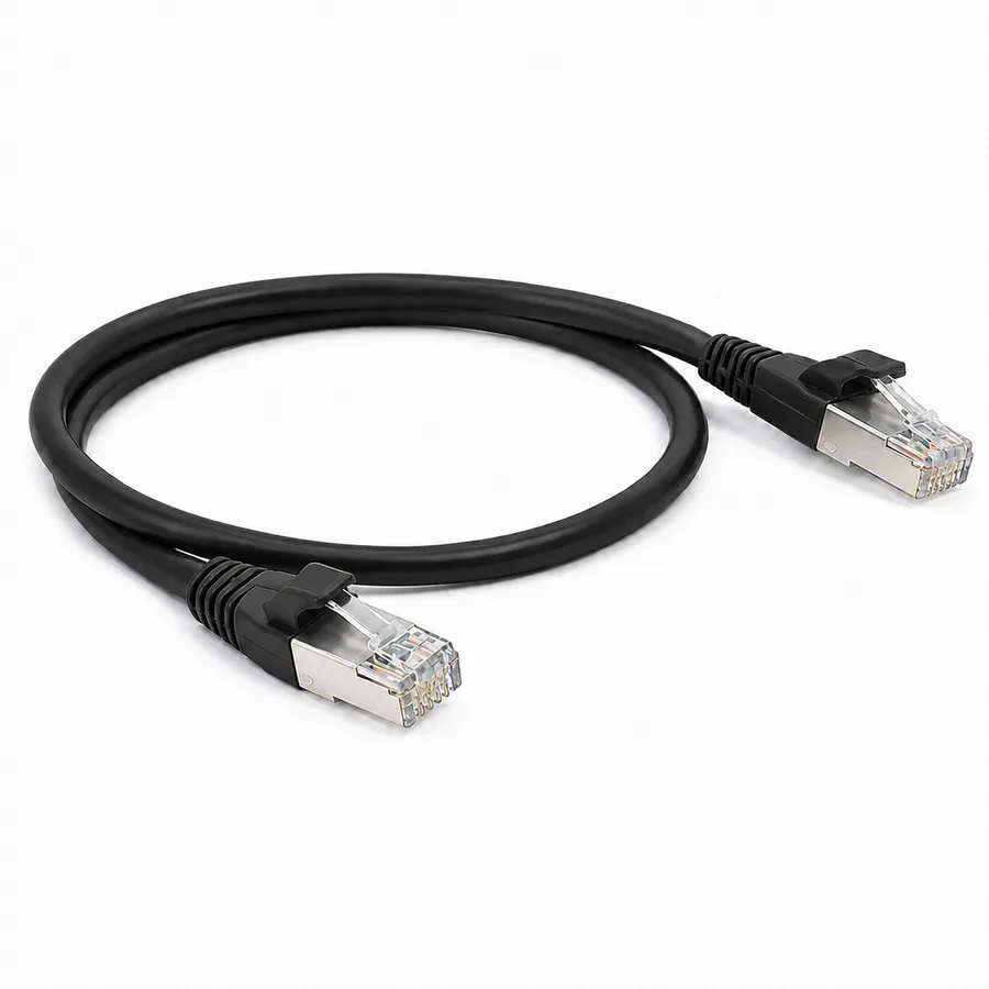 Cable de Parcheo Patch Cord RJ45 CAT6 STP Blindado 0.5 Metros