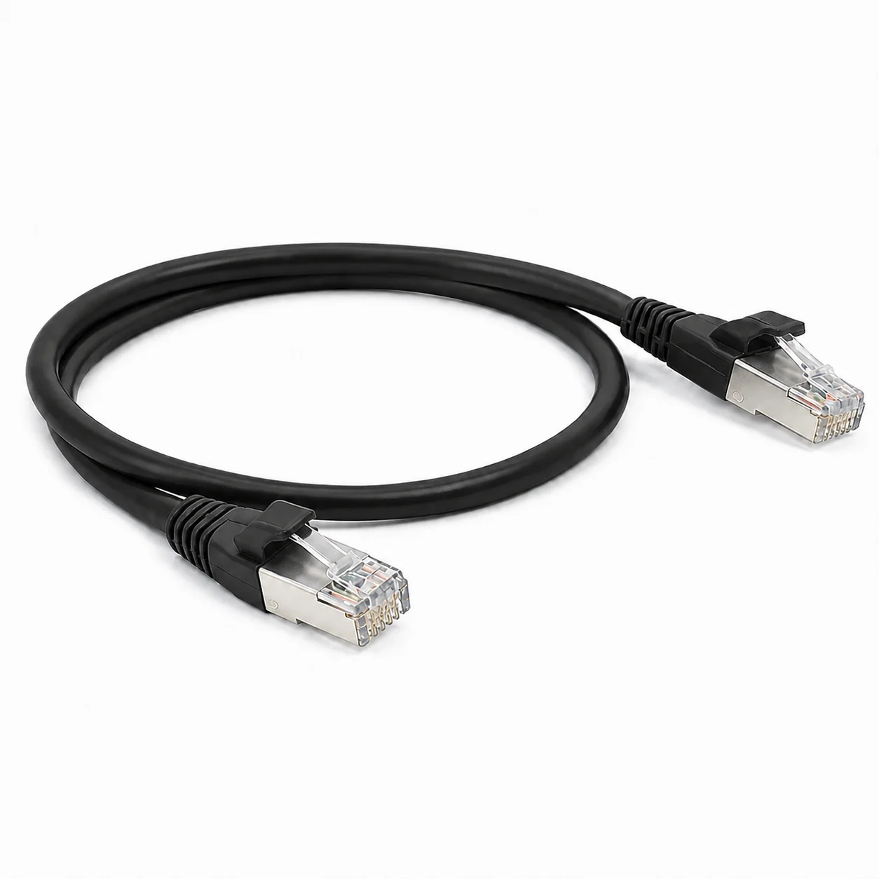 Cable de Parcheo Patch Cord RJ45 CAT6 STP Blindado 0.5 Metros