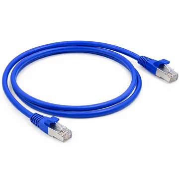 Cable de Parcheo (Patch Cord) RJ45 CAT6 STP Blindado 1 Metro — imagen 1