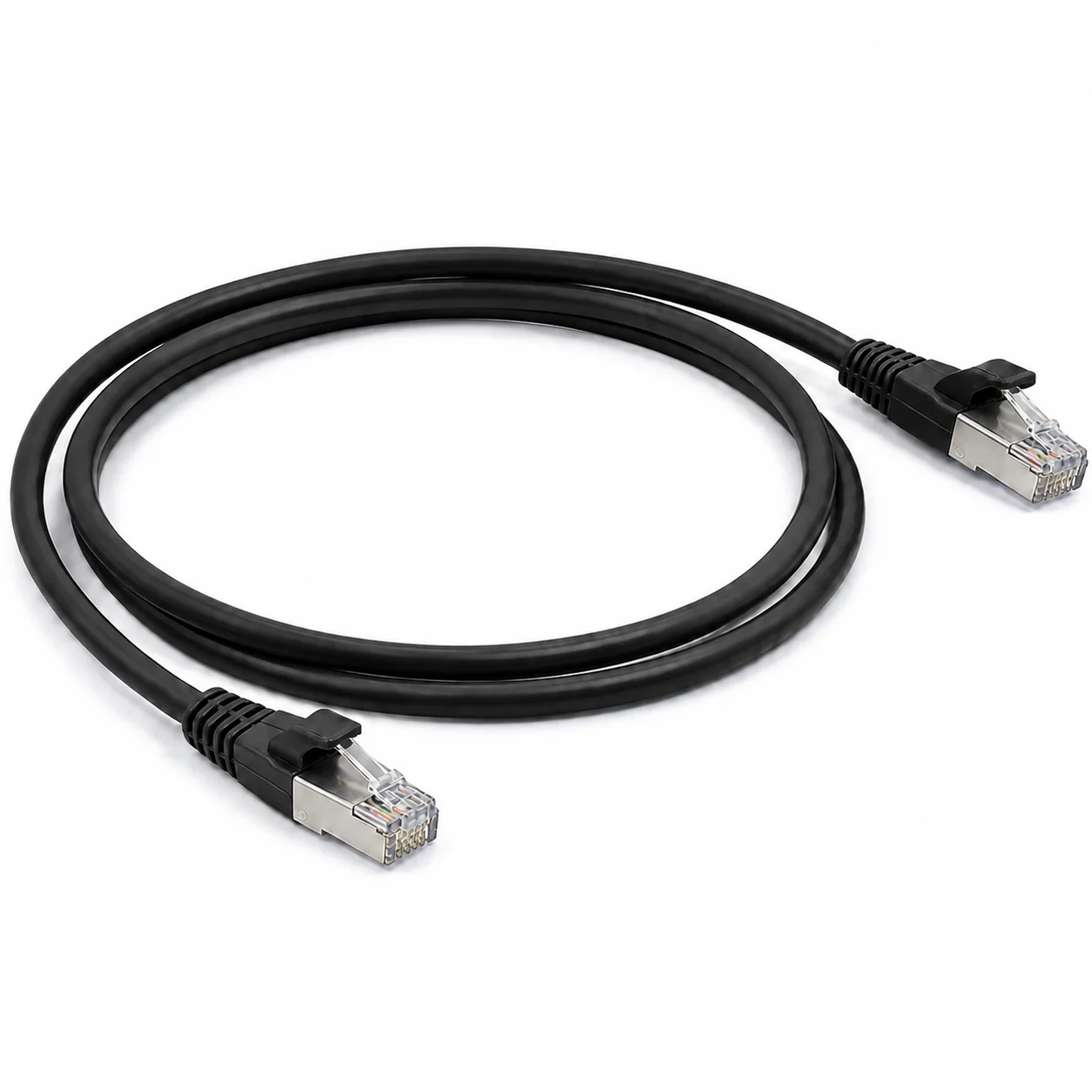 Cable de Parcheo Patch Cord RJ45 CAT6 STP Blindado 1 Metro