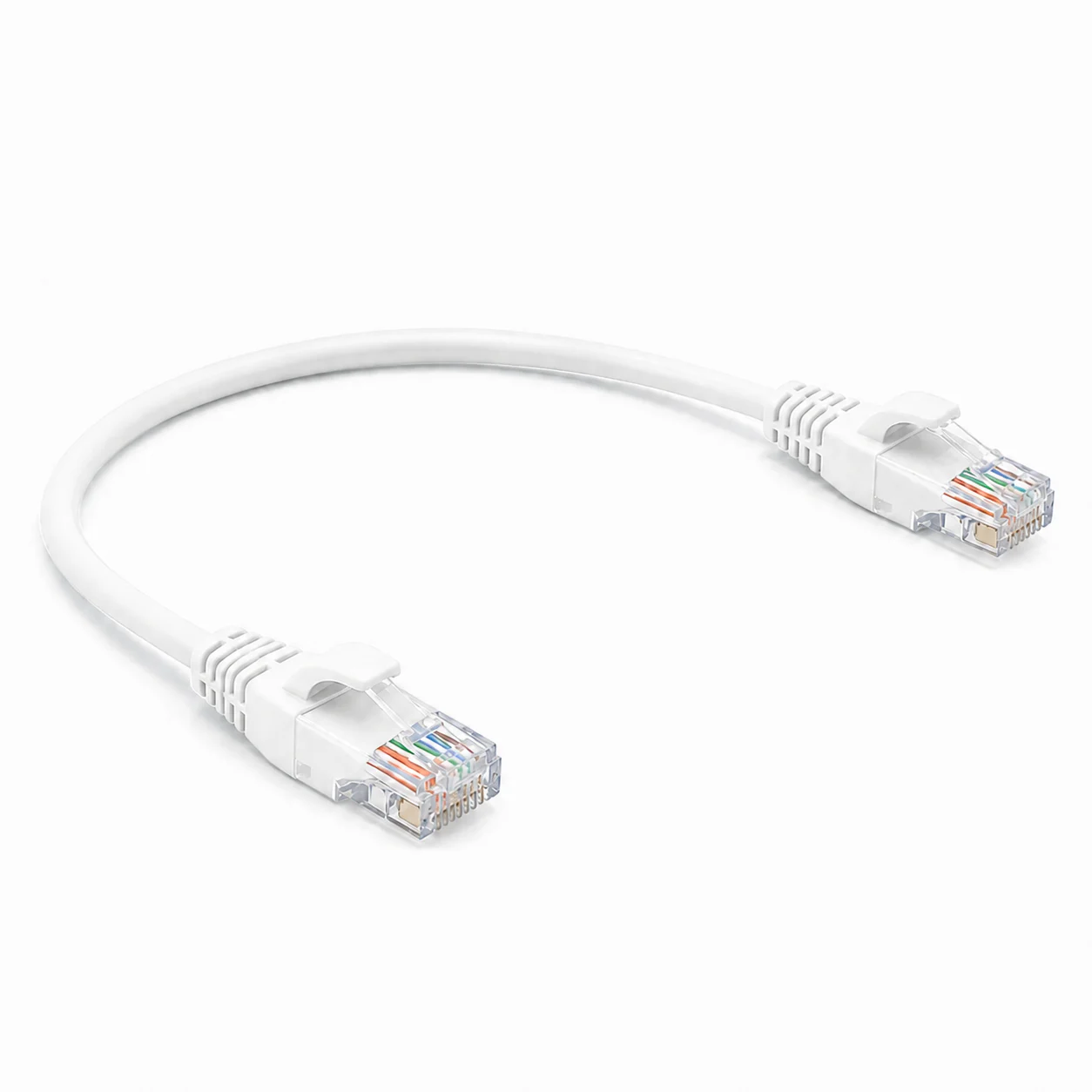 Cable de Parcheo Patch Cord Slim RJ45 CAT6 UTP 0.2 Metros (20 cm)