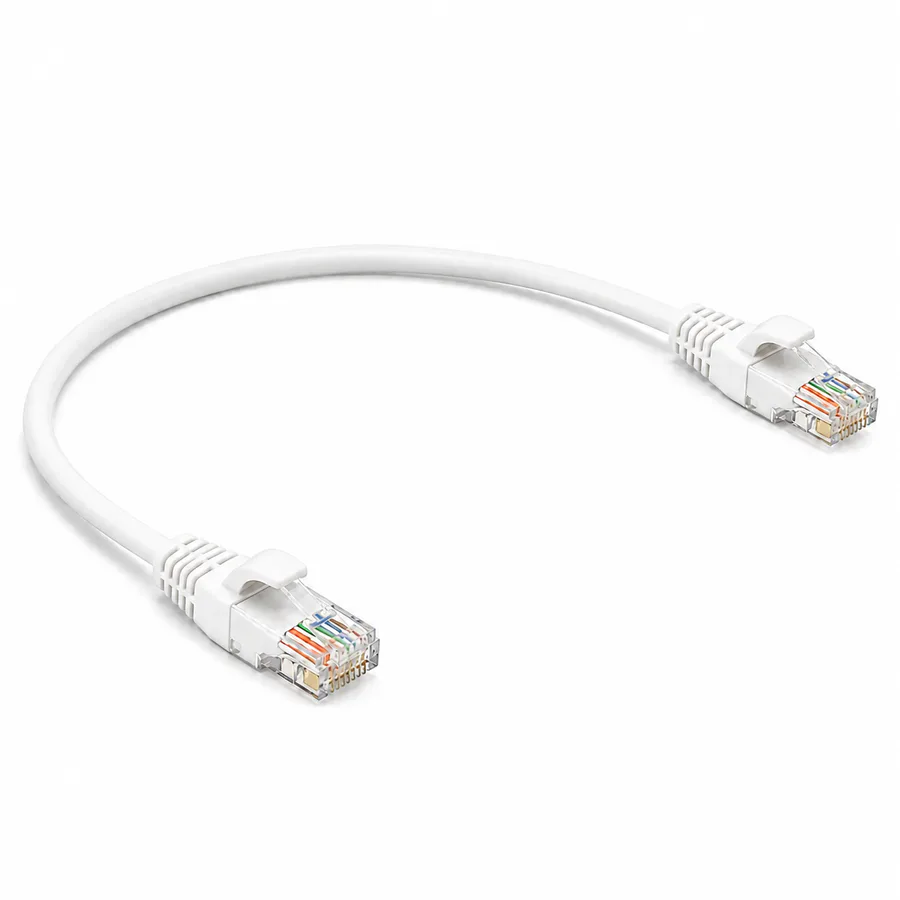 Cable de Parcheo Patch Cord Slim RJ45 CAT6 UTP 0.3 Metros (30 cm)