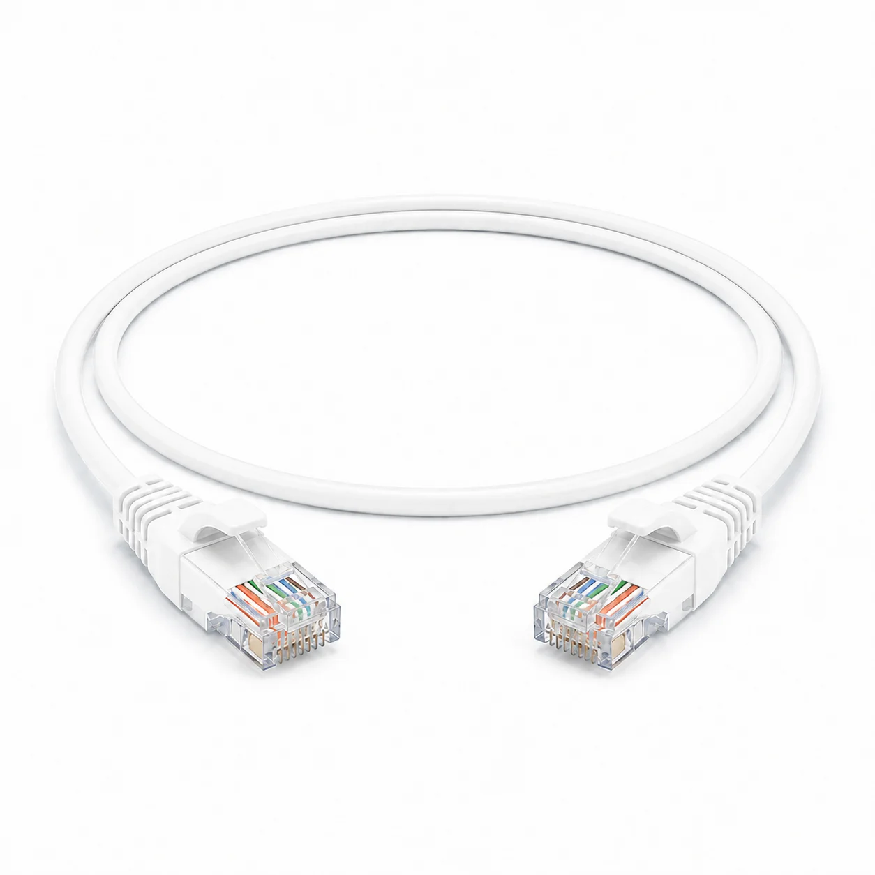 Cable de Parcheo Patch Cord Slim RJ45 CAT6 UTP 0.5 Metros (50 cm)