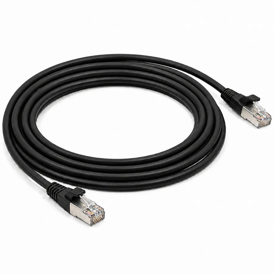Cable de Parcheo Patch Cord RJ45 CAT6A 10GbE FTP Blindado 5 Metros