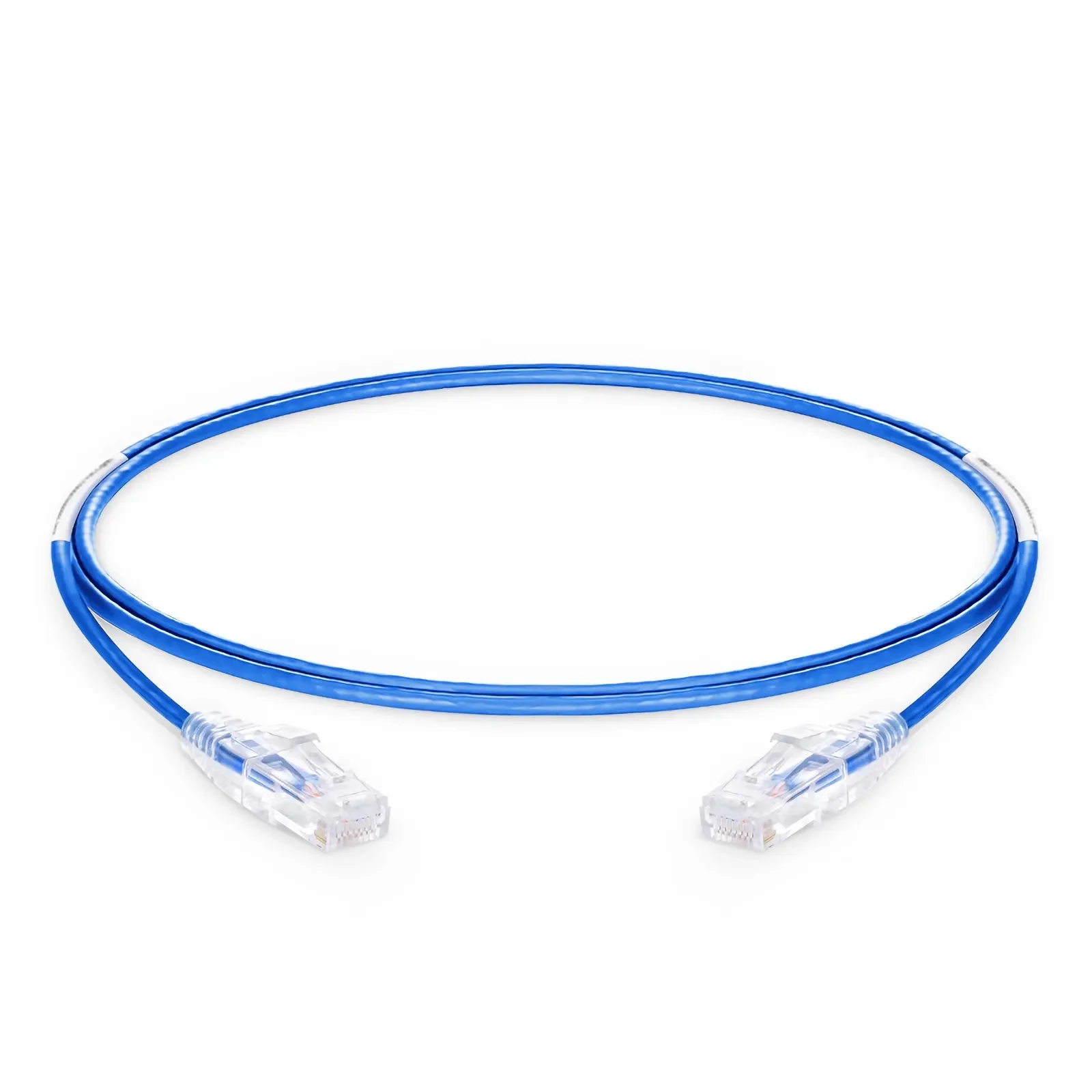 Cable de Parcheo Patch Cord Slim RJ45 CAT6A 10GbE UTP 0.5 Metros (50 cm)