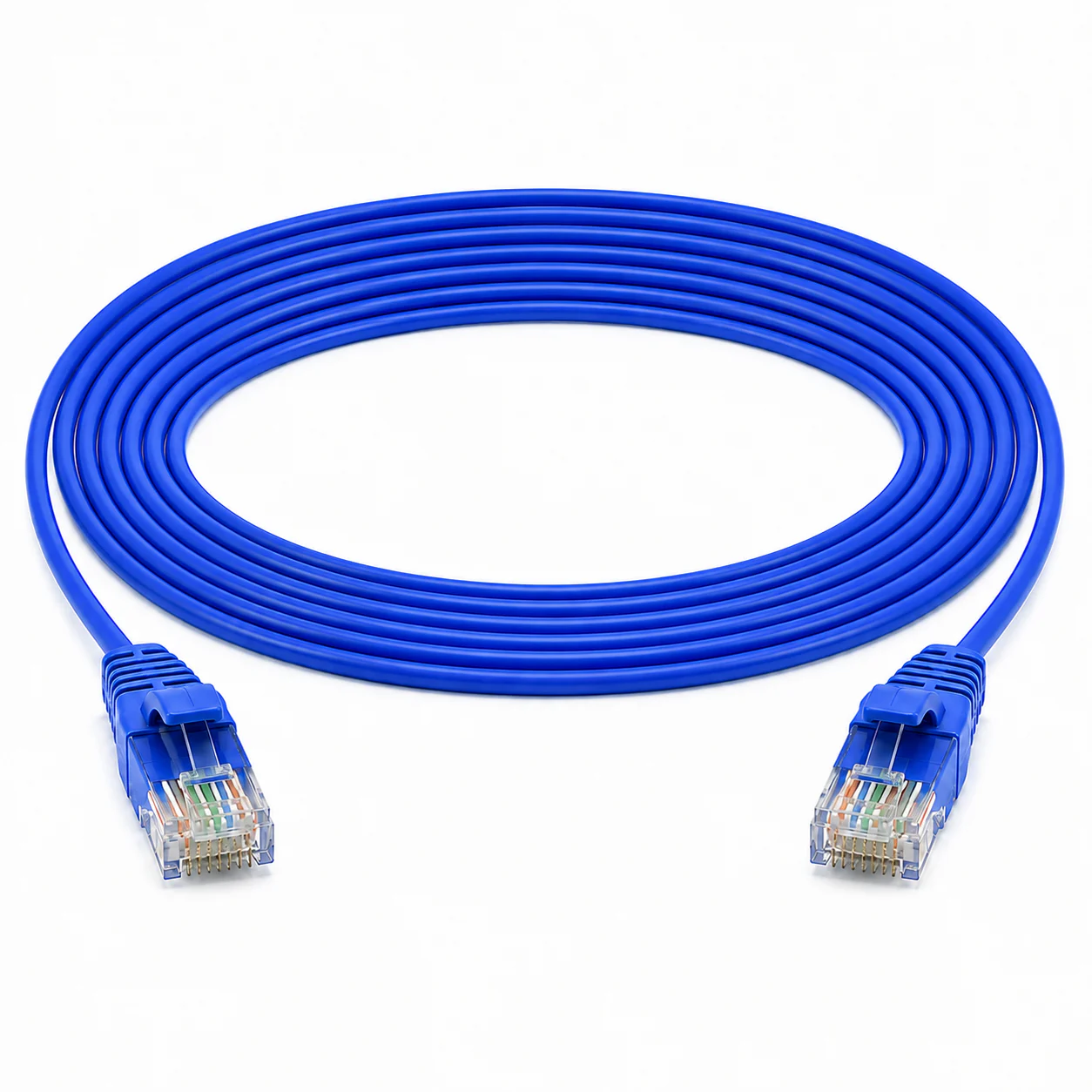 Cable de Parcheo Patch Cord Slim RJ45 CAT6A 10GbE UTP 5 Metros