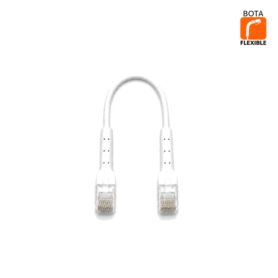 Mini Patch Cord Cat6A Ultra Slim UTP 10GbE, 0.2 m