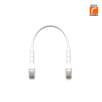 Mini Patch Cord Cat6A Ultra Slim UTP 10GbE, 0.3 m - imagen principal 0.3 m, blanco