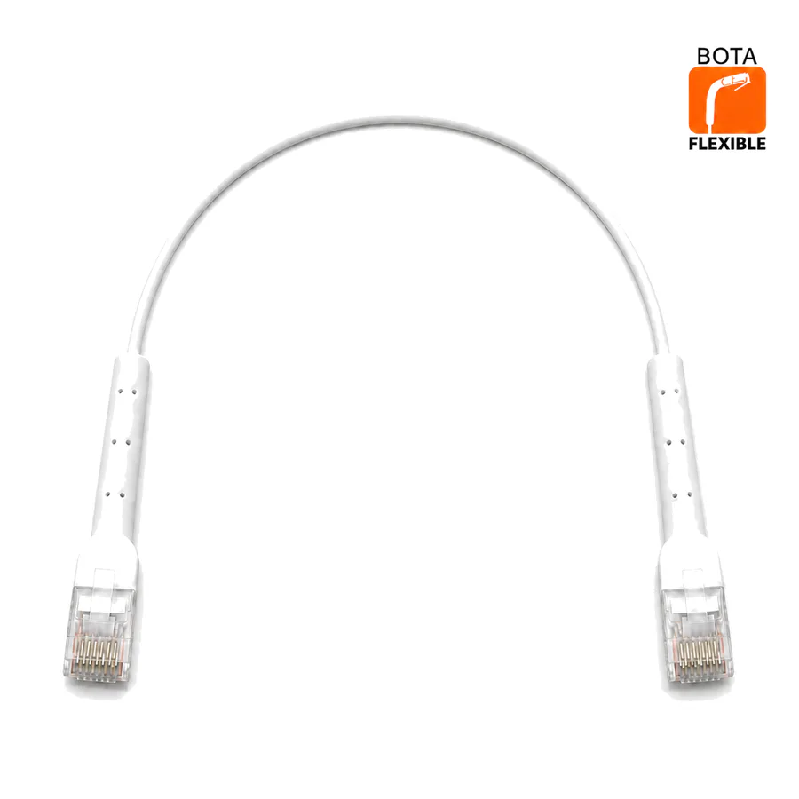 Mini Patch Cord Cat6A Ultra Slim UTP 10GbE, 0.5 m